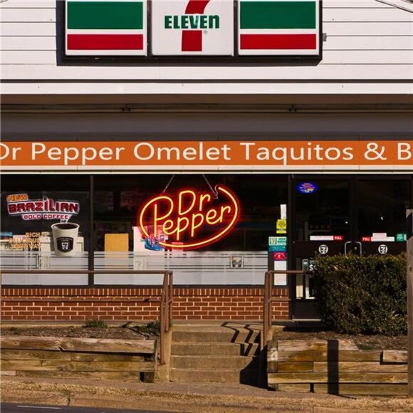 Dr Pepper Soda Pop LED Neon Sign Man Cave Store Shop Business Restaurant Retro - Picture 4 of 7